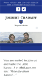 Mobile Screenshot of joubert-tradauw.com